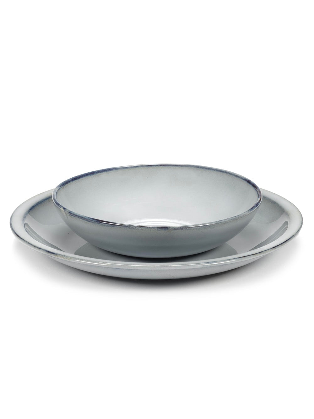 Set of 4 Deep Plates - Pure Blue