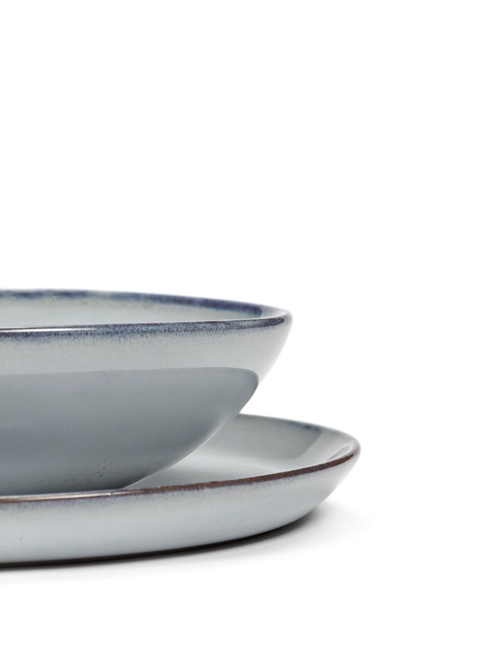 Set of 4 Deep Plates - Pure Blue