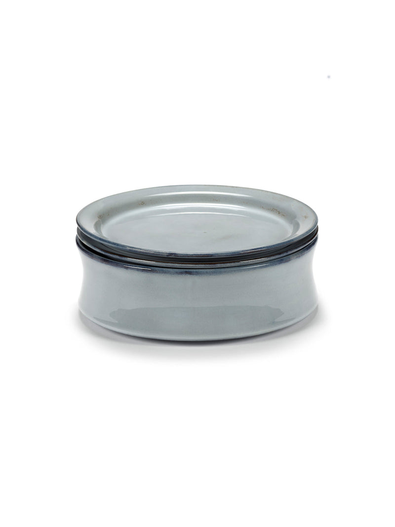 Bol + 2 Assiettes - Bleu Pure - By Pascale Naessens