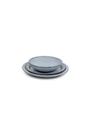 Set Of 4 High Plates - M - Pure Blue