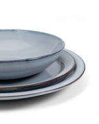 Set Of 4 High Plates - M - Pure Blue