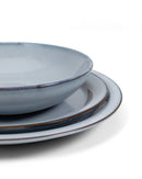 Set Of 4 High Plates - M - Pure Blue