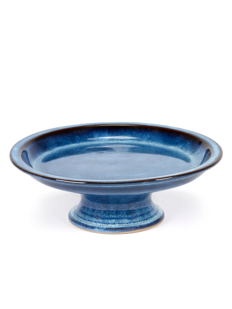Plato para tartas L - Azul oscuro puro - De Pascale Naessens