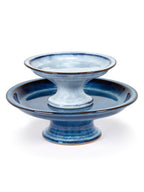 Cake Stand L - Dark Blue Pure - By Pascale Naessens