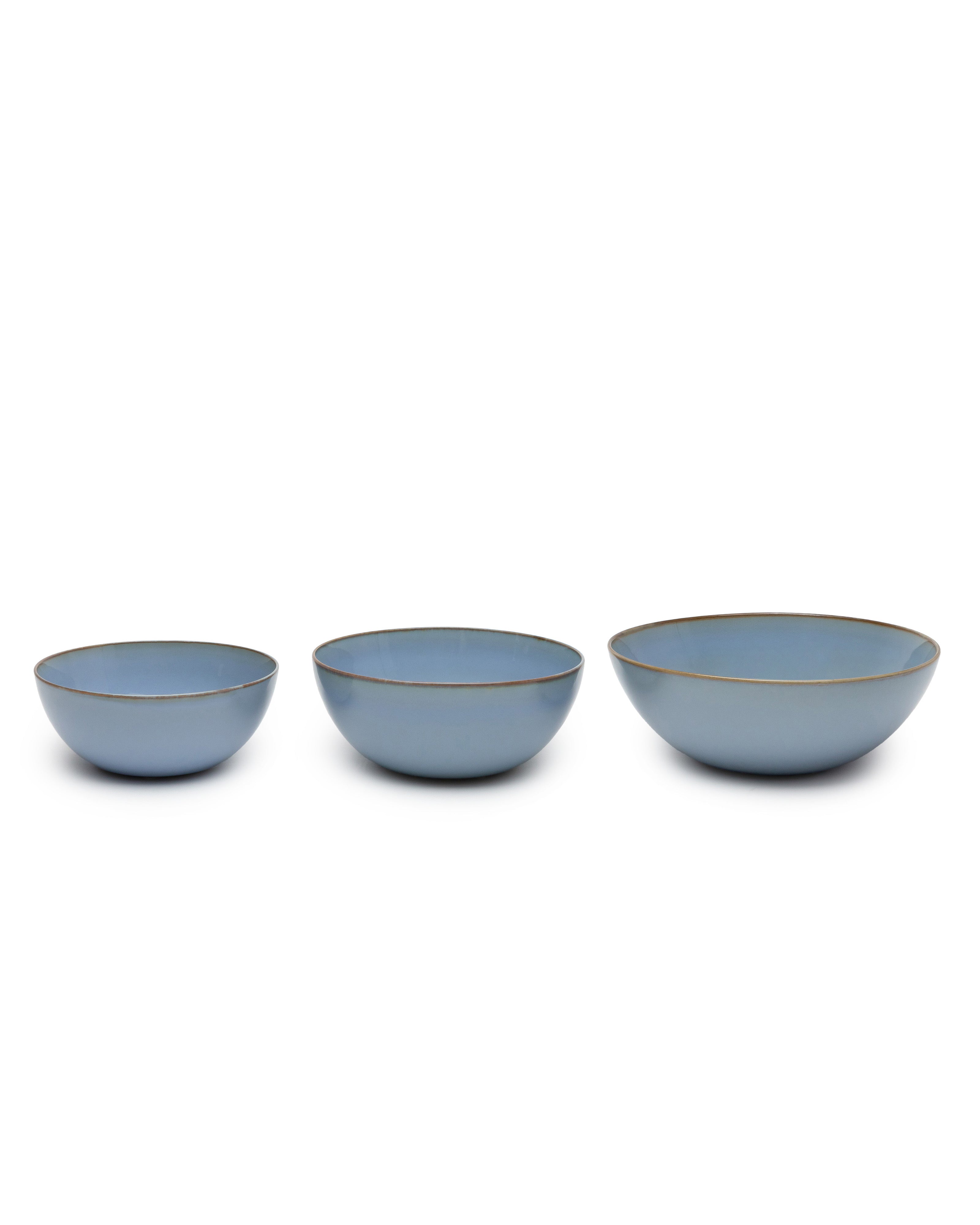 Apero Set 3 Pieces - Smokey - Blue - By Anita Le Grelle