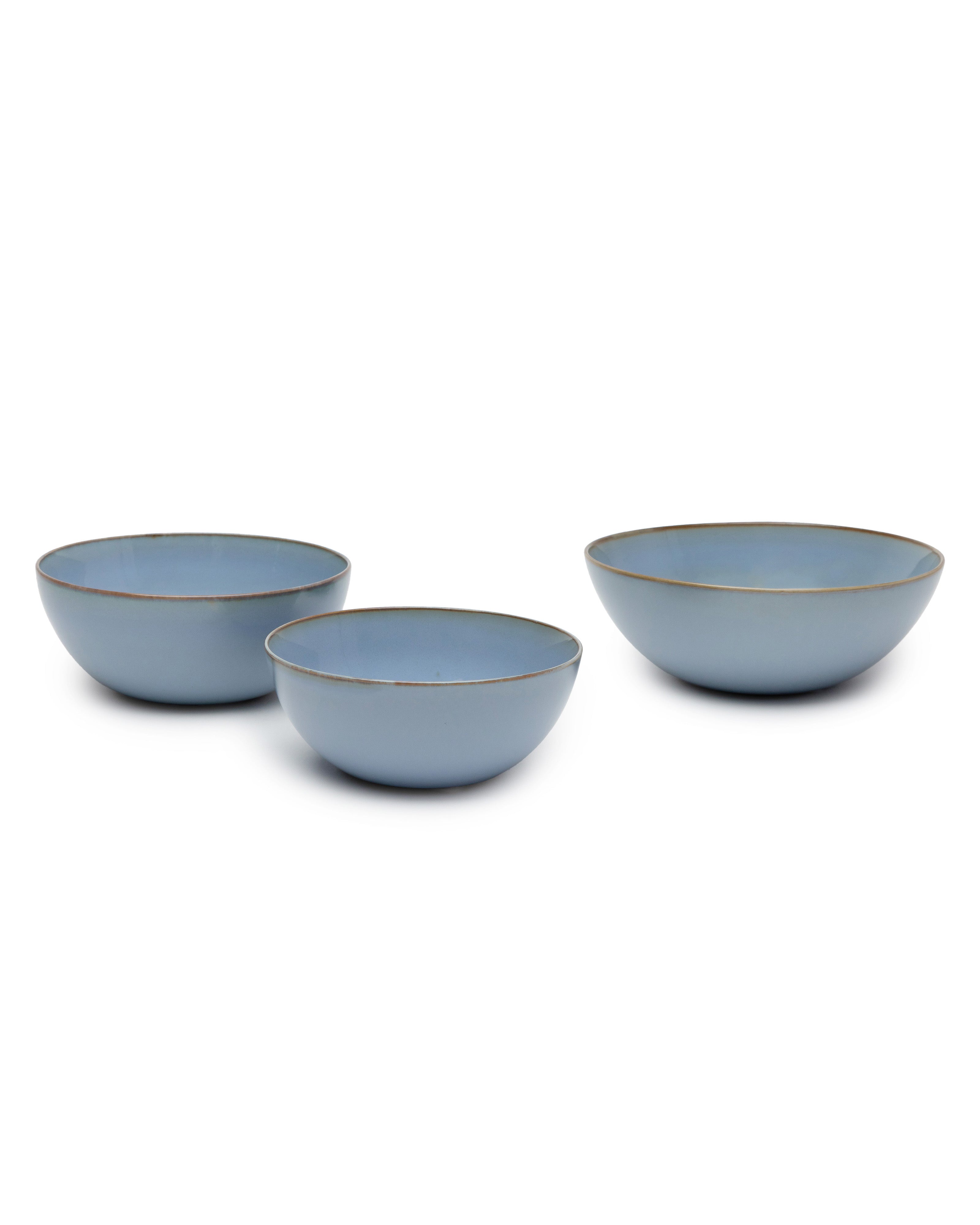 Apero Set 3 Pieces - Smokey - Blue - By Anita Le Grelle