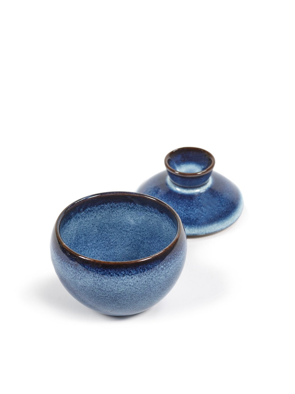 Box + Lid °2 S - Dark Blue Pure - By Pascale Naessens