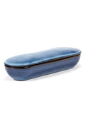 Large Tray With Lid - Dark Blue Pure - By Pascale Naessens