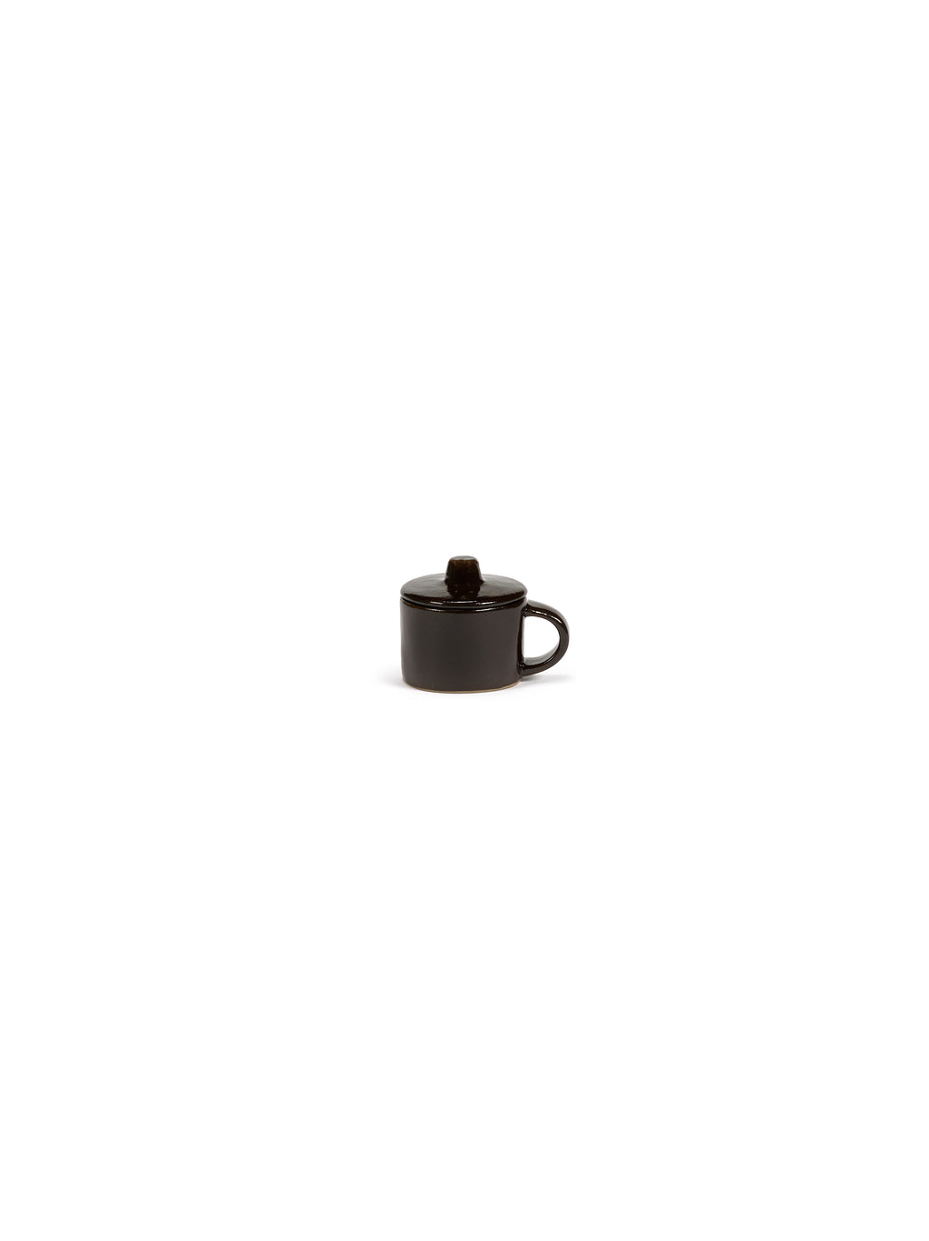 Set Of 2 La Mère Ebony Ristretto Cups + Lid - By Marie Michielssen