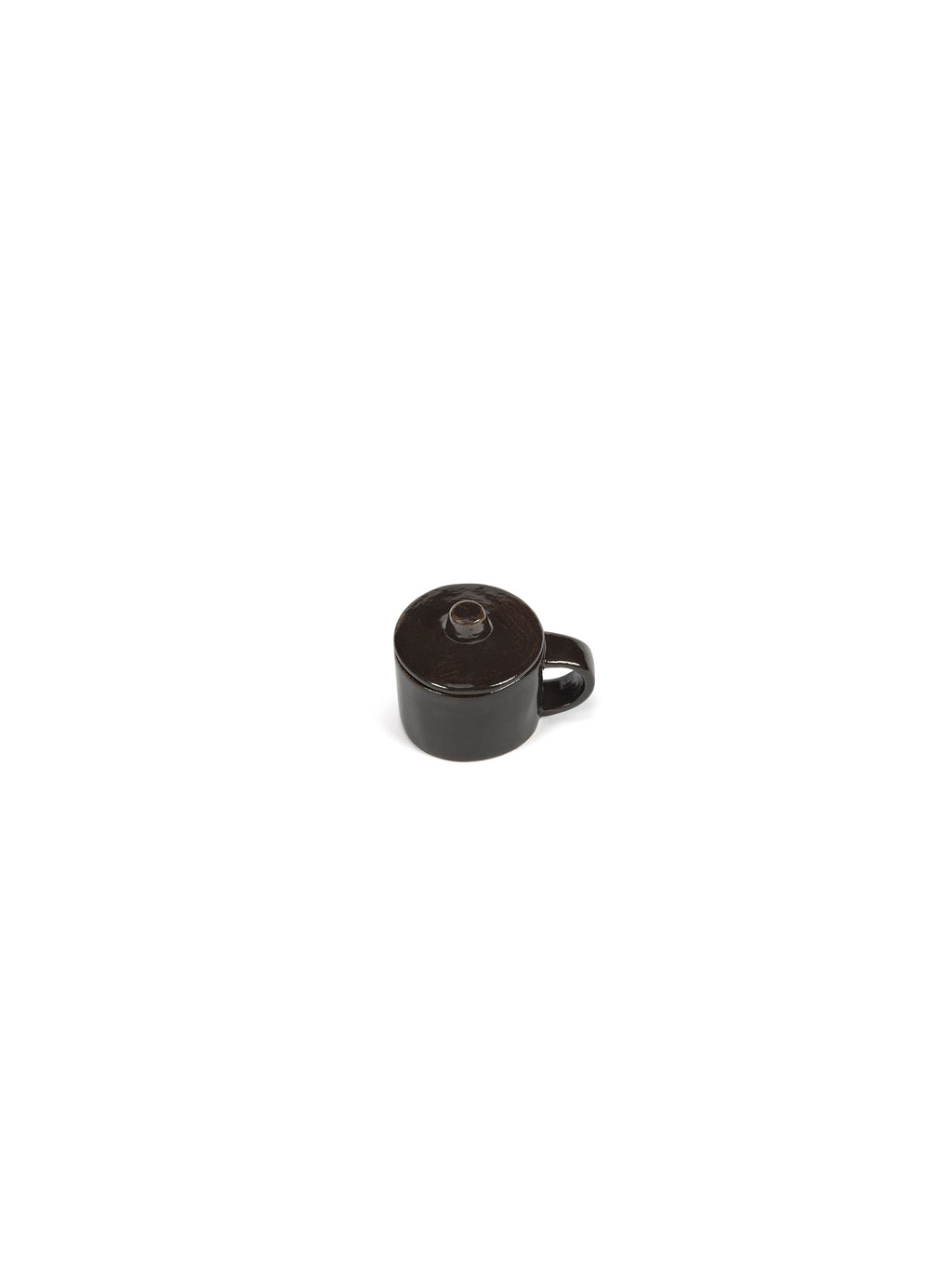 Set Of 2 La Mère Ebony Ristretto Cups + Lid - By Marie Michielssen
