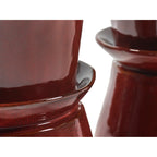 La Mère - Vase/Bol De Service - Grès - Rouge Vénitien
