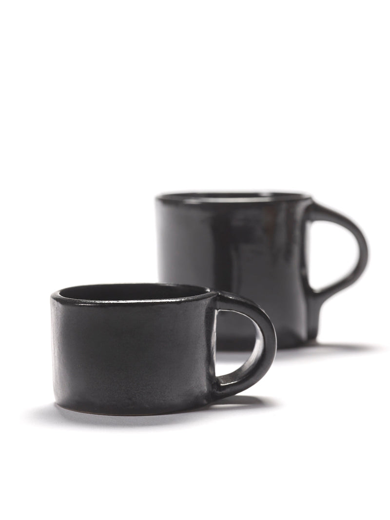 Lot De 2 Tasses À Ristretto Ebony La Mère - By Marie Michielssen