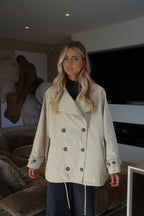 Diana Beige - Gabardina oversize