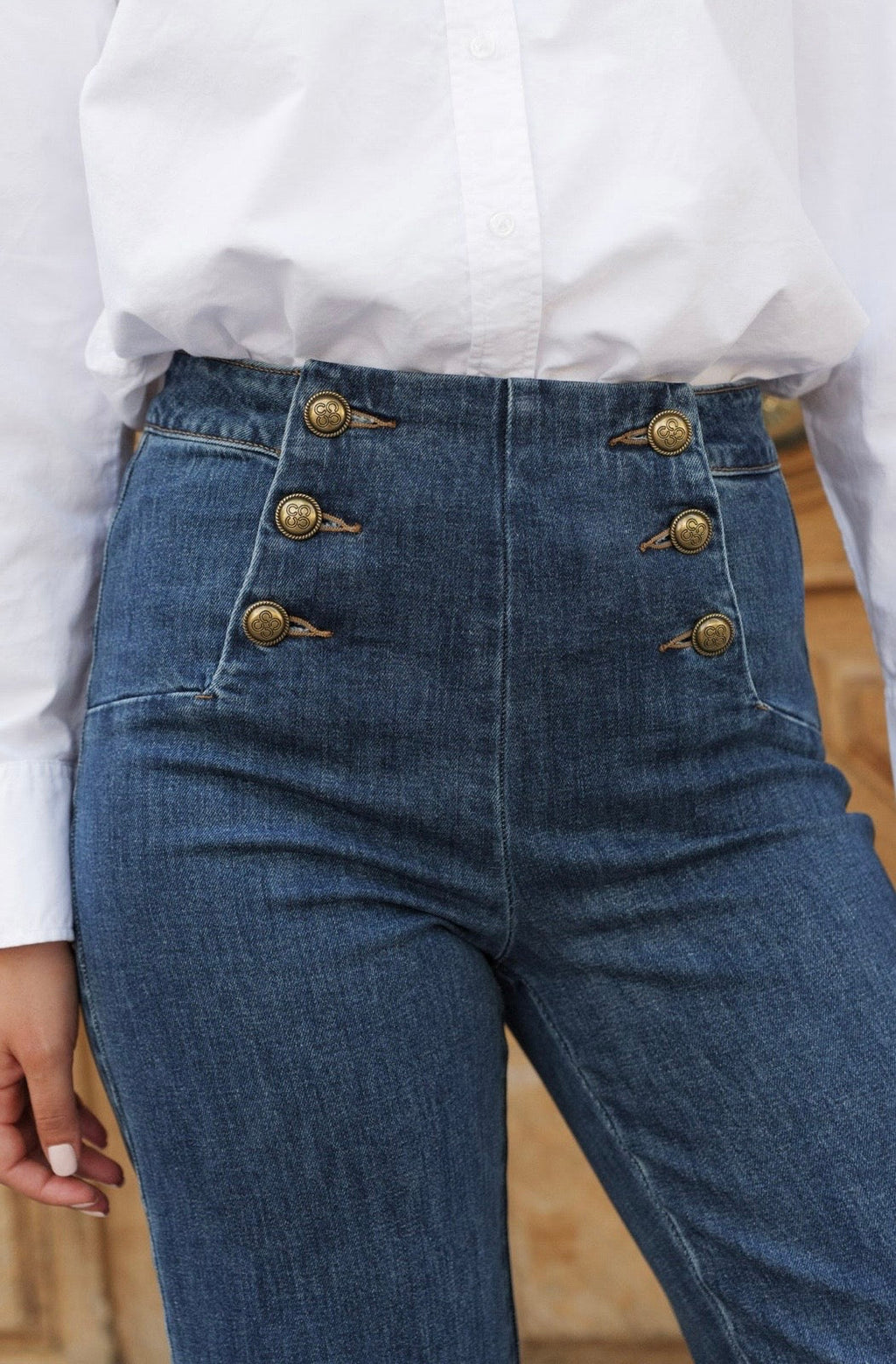 Victorine Dark Denim Jeans