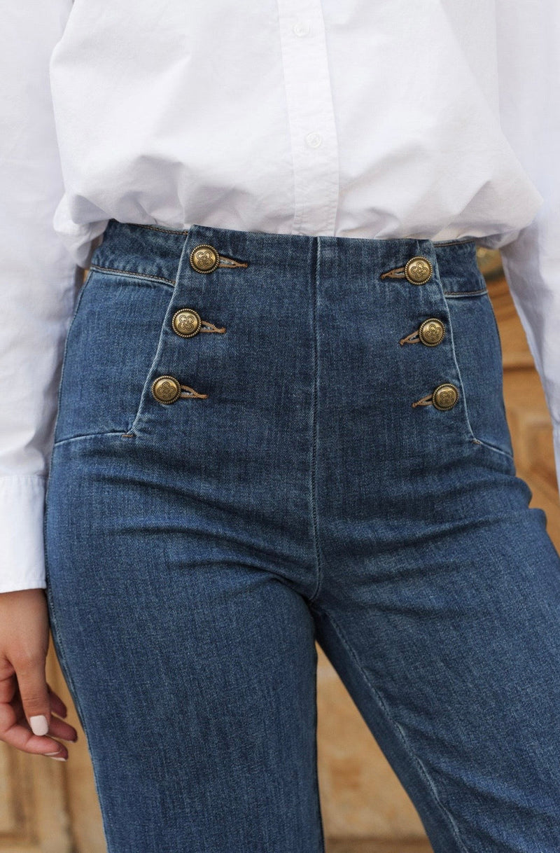 Victorine Dark Denim Jeans