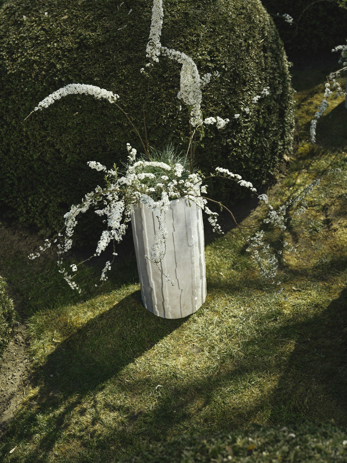 Pottery Rift - Jardinière 03 - L - Grès - Blanc Cassé