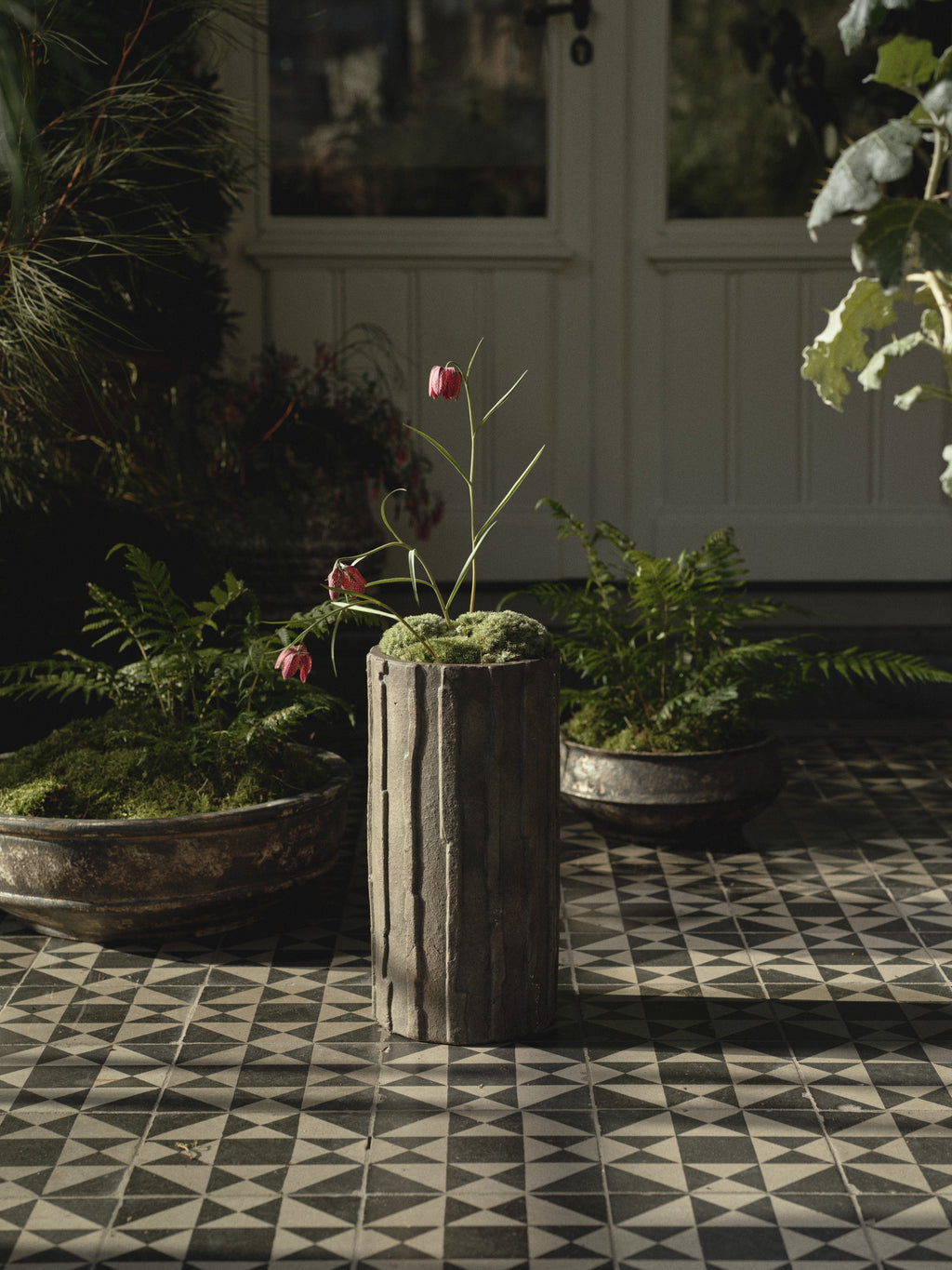 Pottery Rift - Jardinière 03 - XL - Grès - Noir Vert