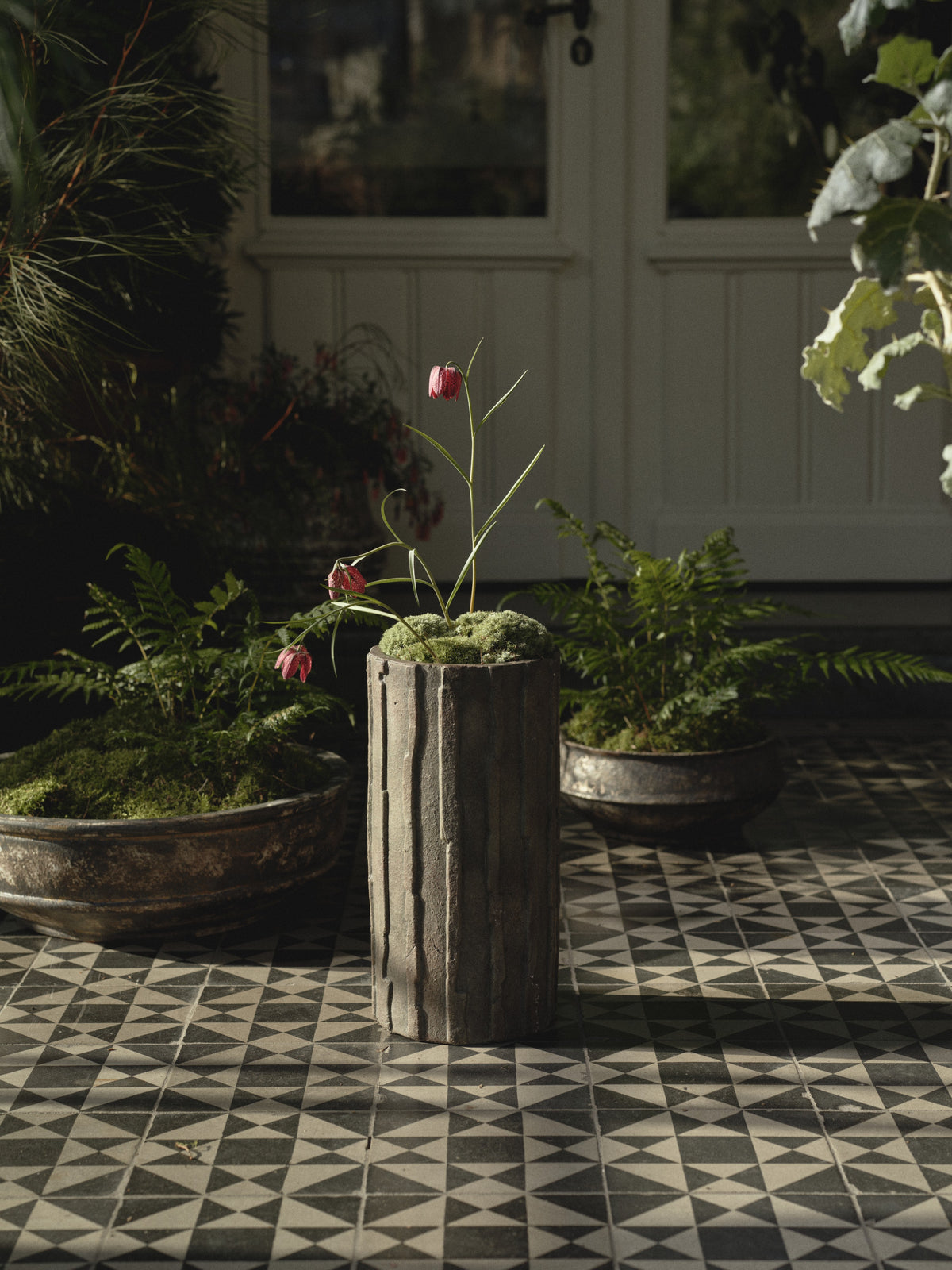 Pottery Rift - Jardinière 03 - XL - Grès - Noir Vert