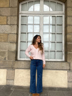 Alice Pink Wool Cardigan