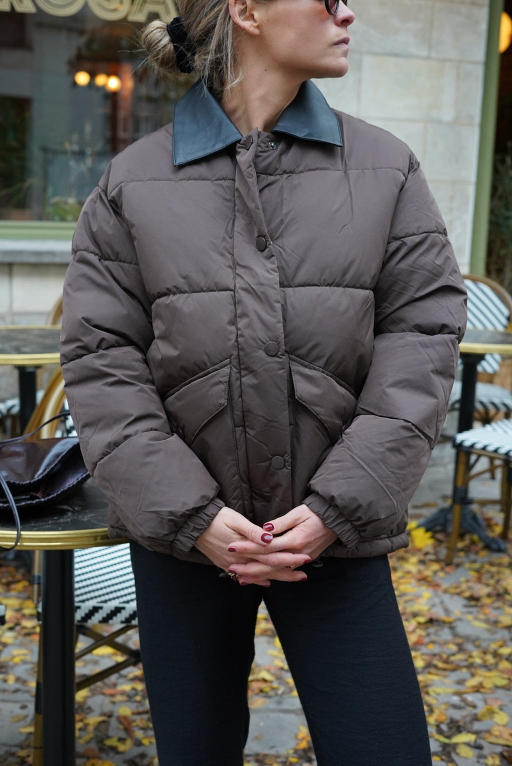 Eva Chocolate Down Jacket