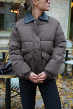 Eva Chocolate Down Jacket