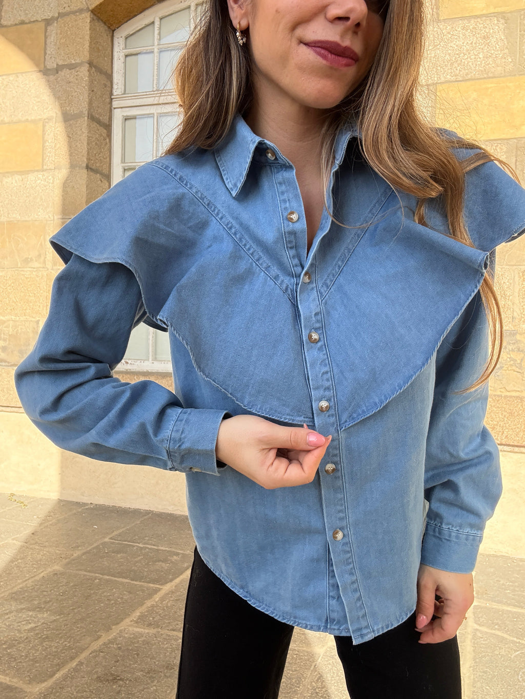 Blouse En Denim Agathe