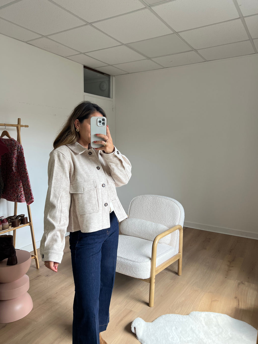 Veste Chaude Max Beige