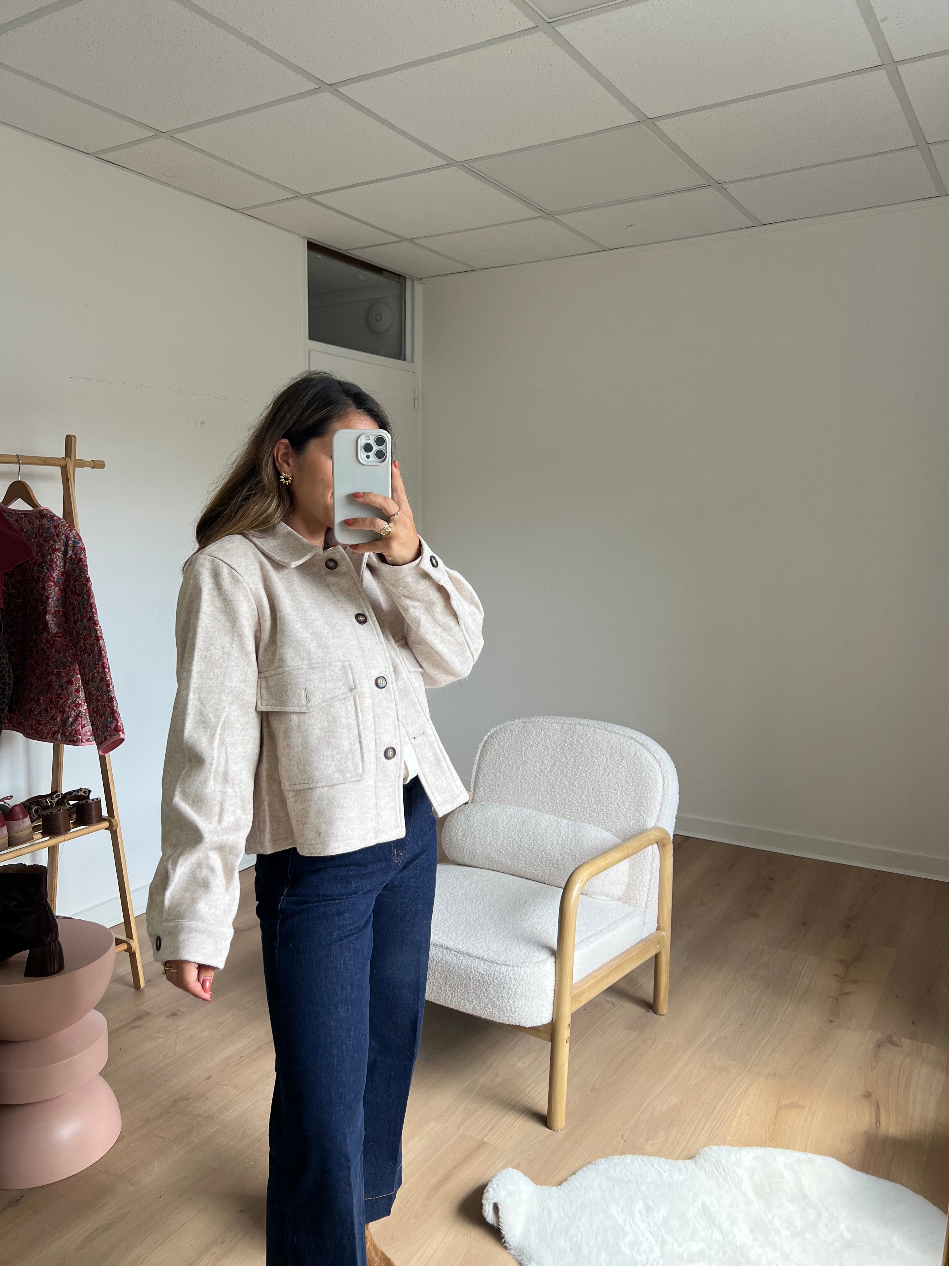 Veste chaude Max beige