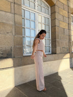 Pantalón Marinero Rayas Camel