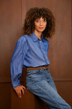 Blouse Fanny - Bleu Jean