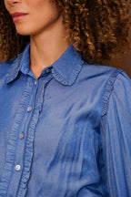 Blouse Fanny - Bleu Jean