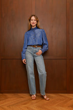 Blouse Sophie - Bleu Jean