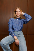 Blouse Sophie - Bleu Jean