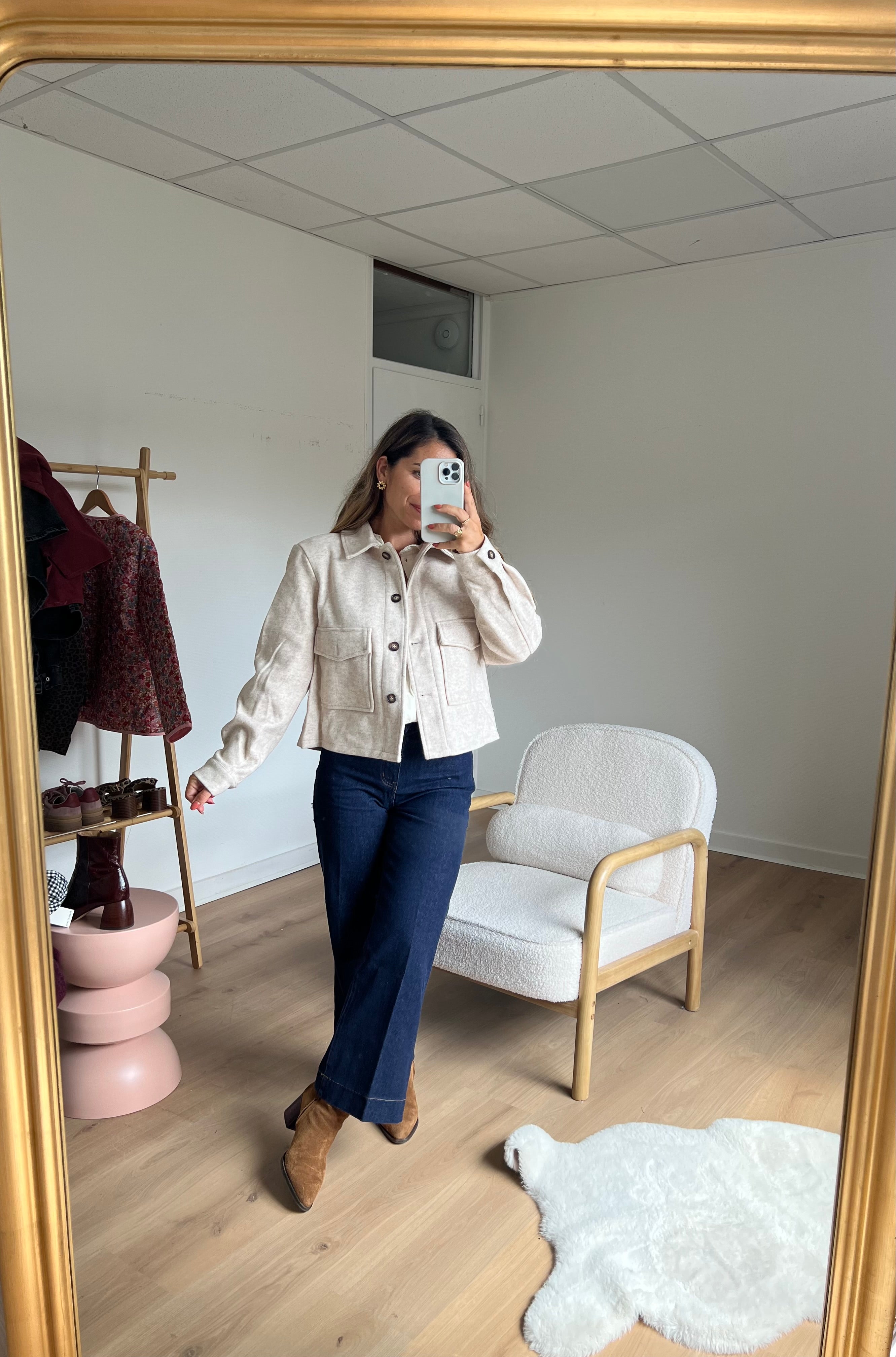 Veste chaude Max beige