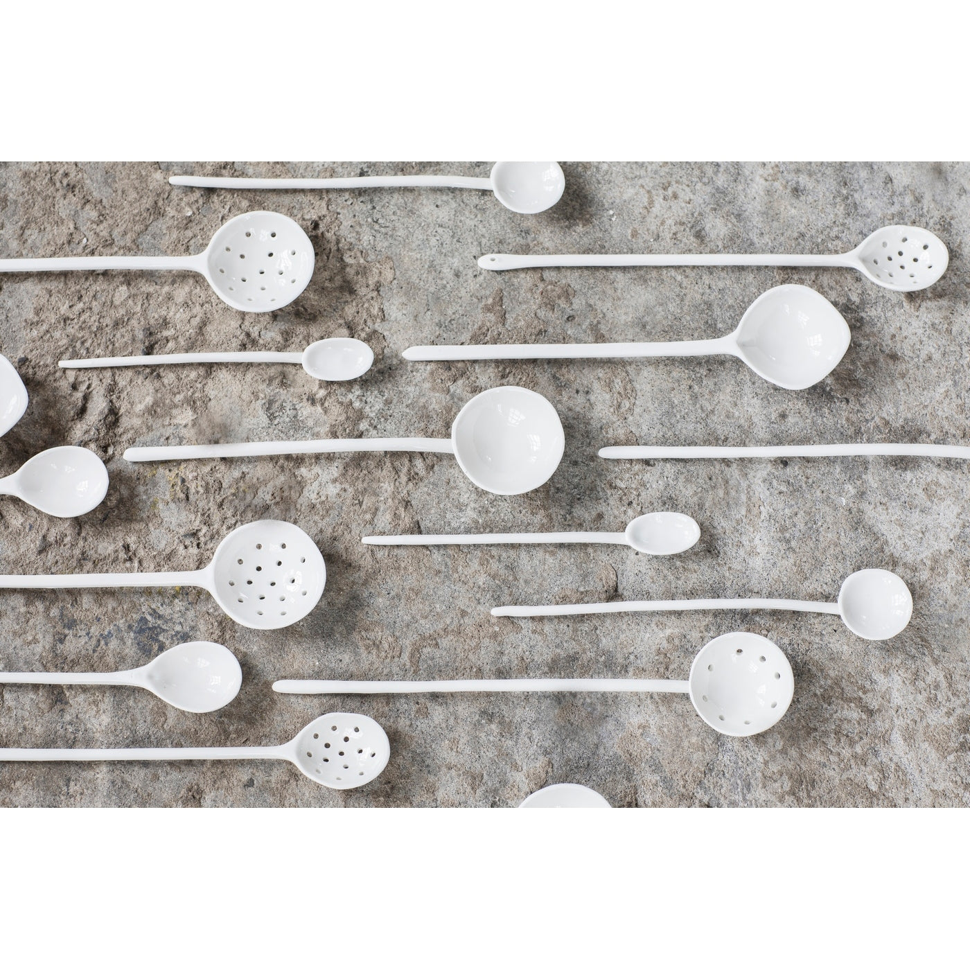 Cuchara - 8 Cucharas Coladoras Redondas S - Ellen Cole