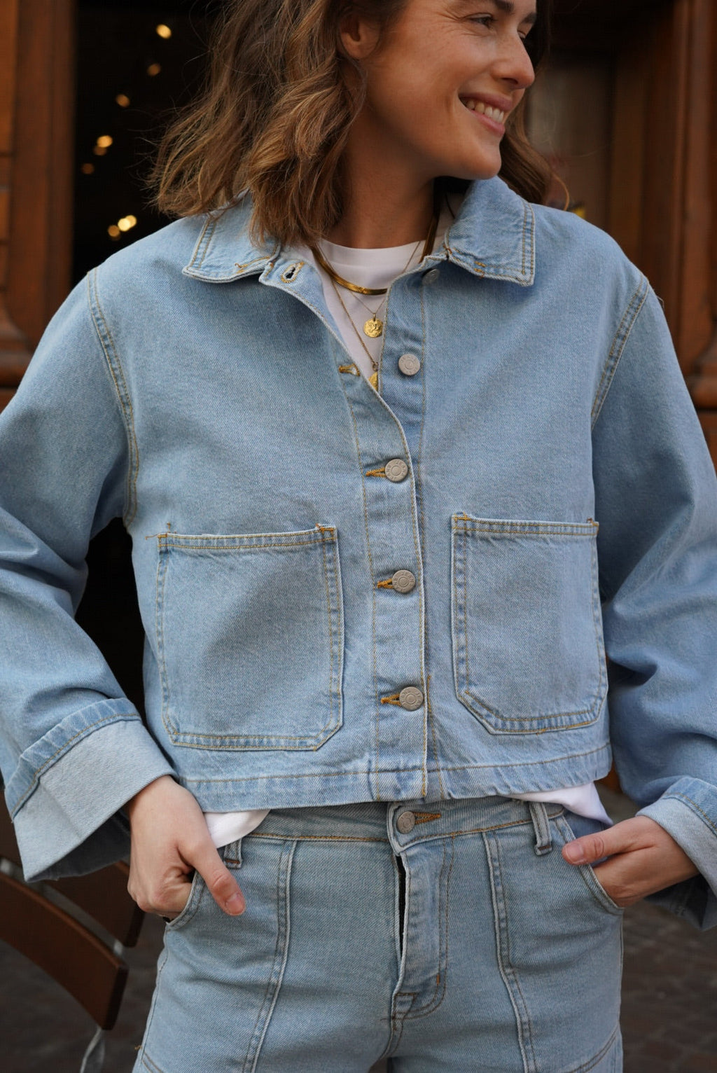 Juliette Light Denim Jacket