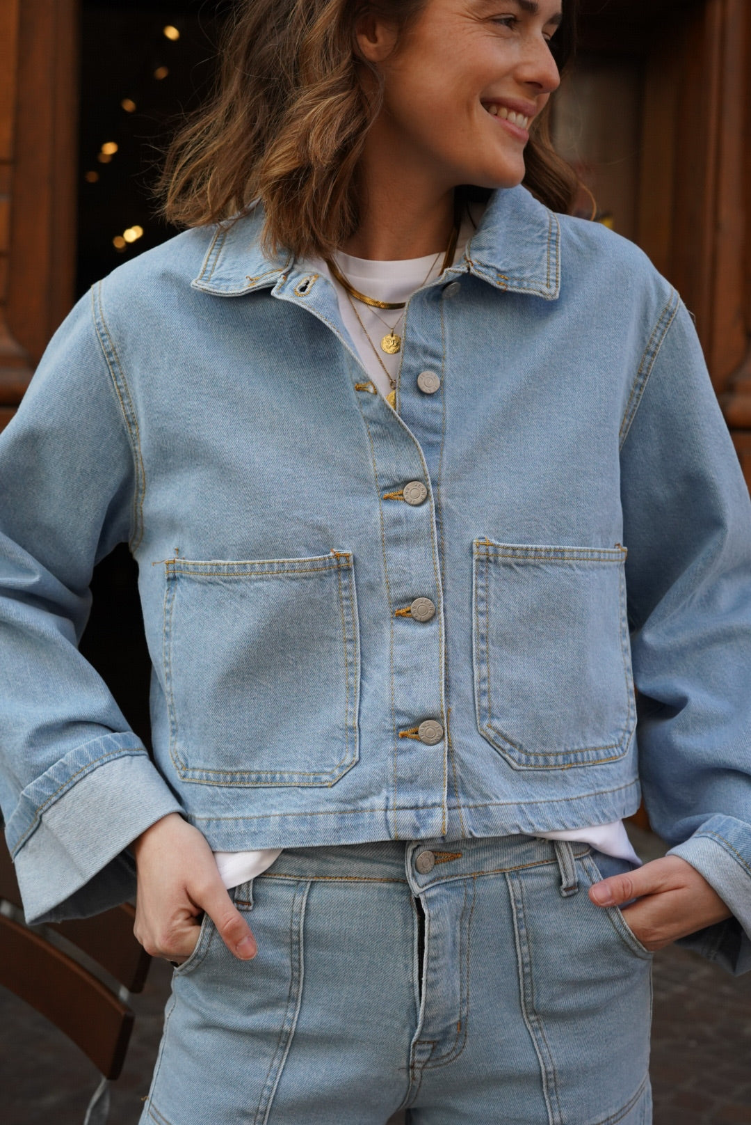 Juliette Light Denim Jacket