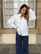 Blusa blanca Léonie