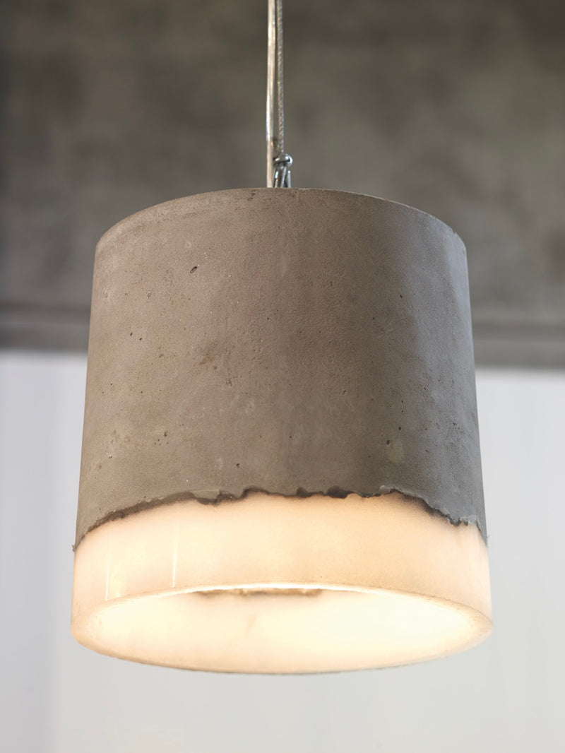 Lampe Suspension - XL - Béton - Gris