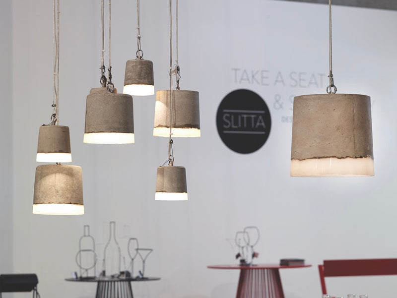 Lampe Suspension - XL - Béton - Gris