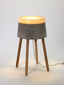 Lampe De Table - M - Béton - Gris