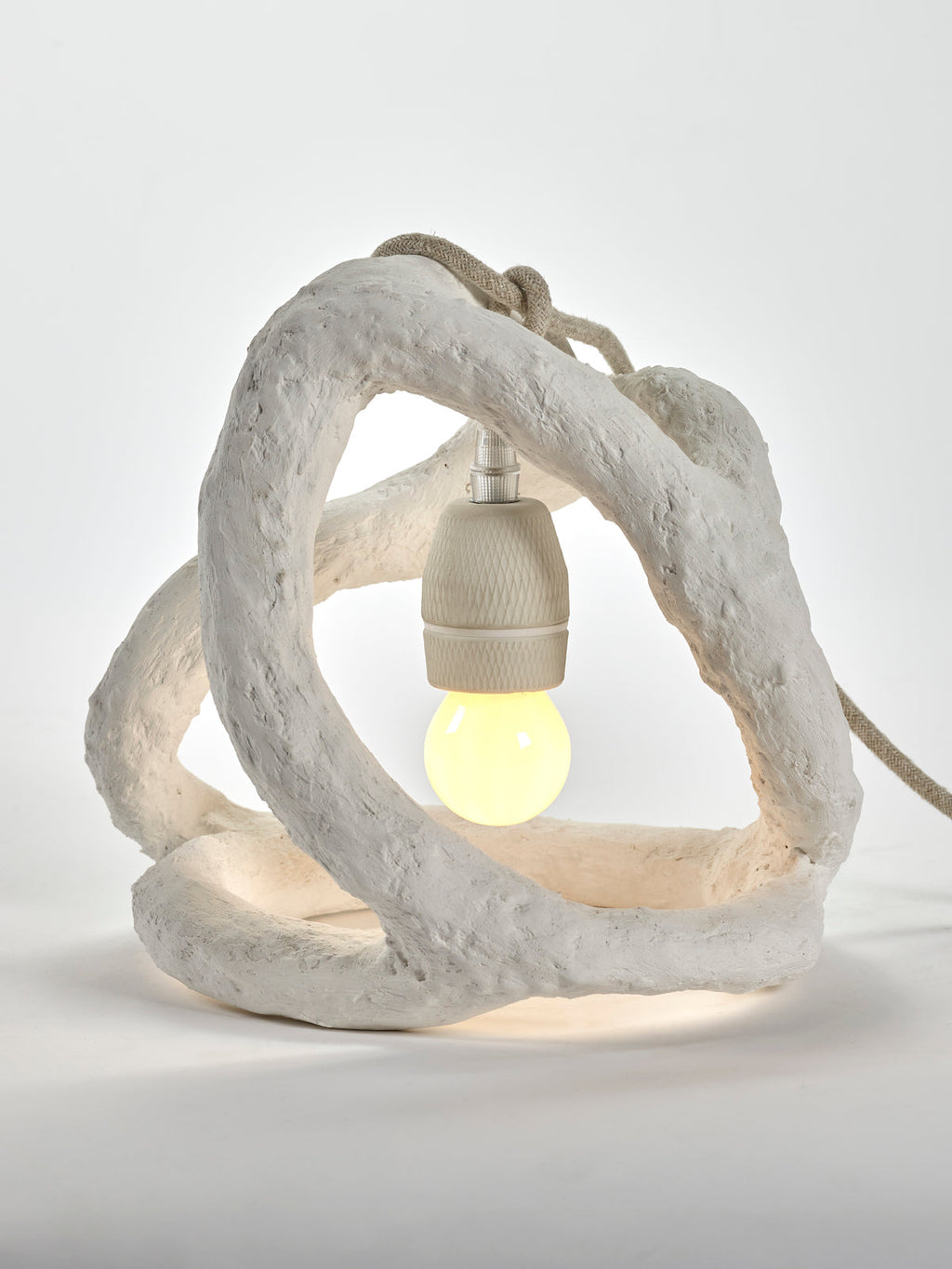 Sculpture Lamp - White - By Marie Michielssen