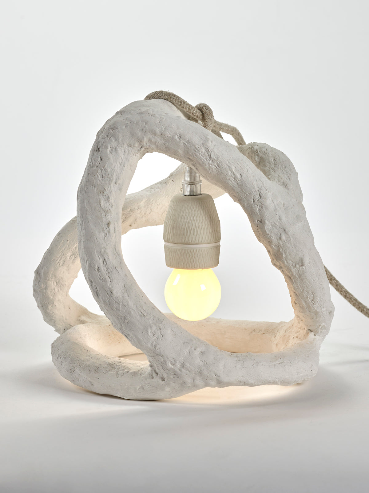 Sculpture Lamp - White - By Marie Michielssen