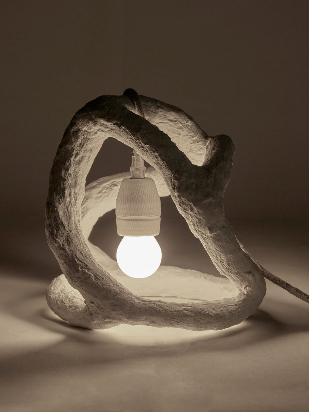 Sculpture Lamp - White - By Marie Michielssen