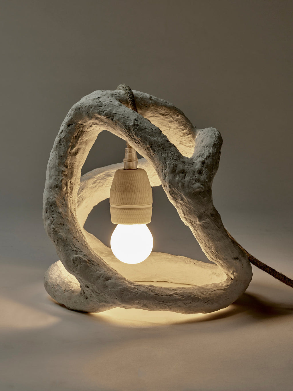 Sculpture Lamp - White - By Marie Michielssen