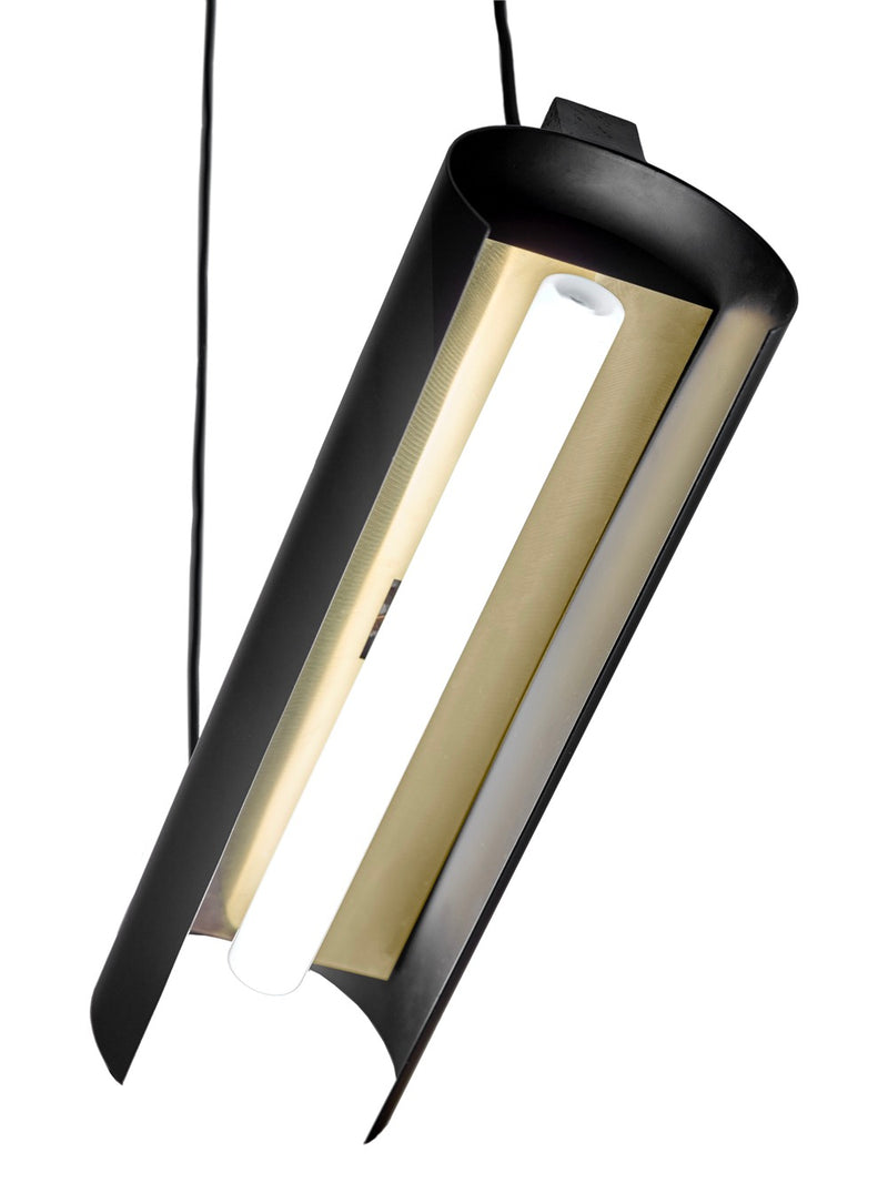 Lampe Suspension N°13-01 - Laiton - Noir