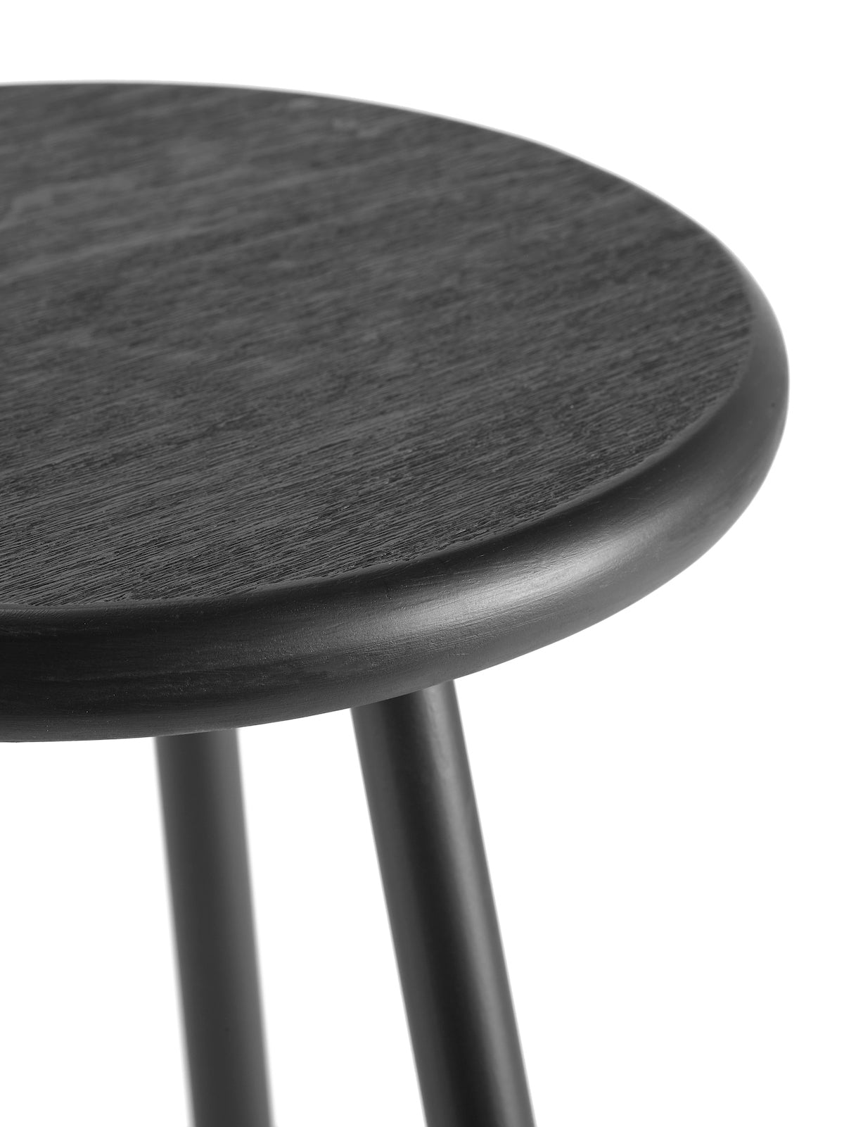 Furniture - Tabouret - S - Métal Et Bois - Noir