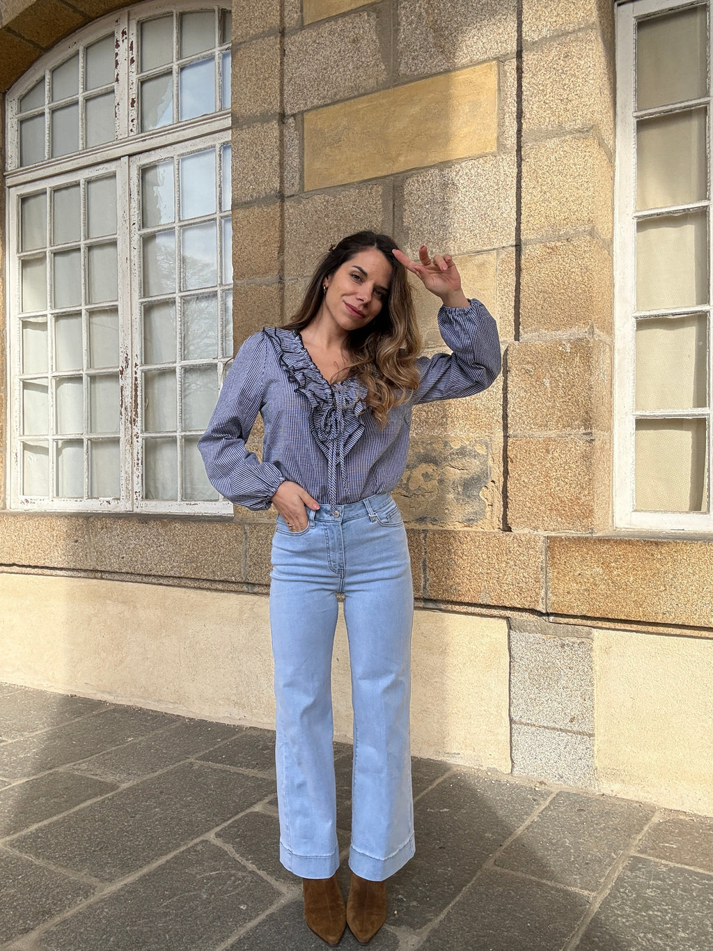 Jean Windy Azul Claro