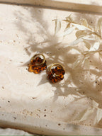 Boucles D'Oreille Fleur Écaille