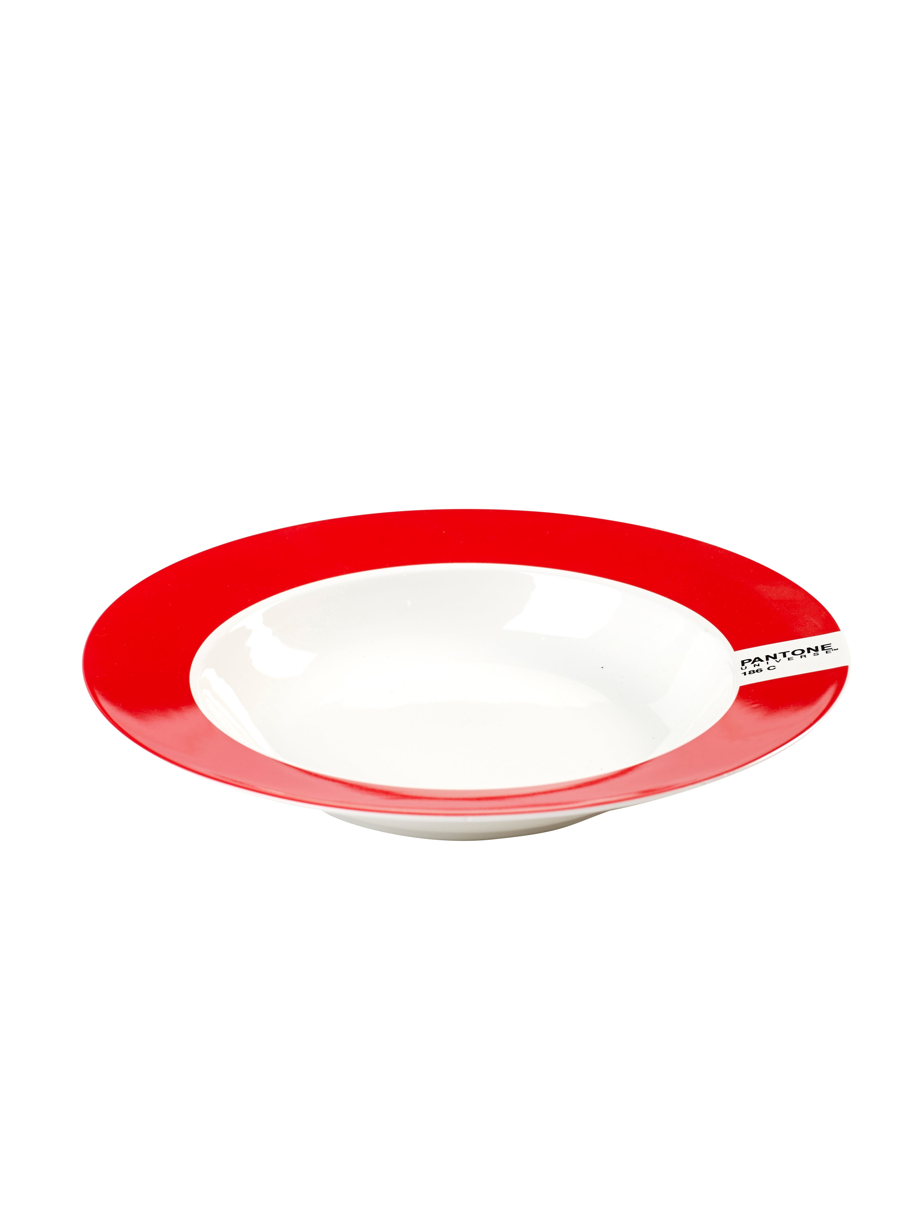Set Of 6 Soup Plates - Red - Pantone by Luca Trazzi